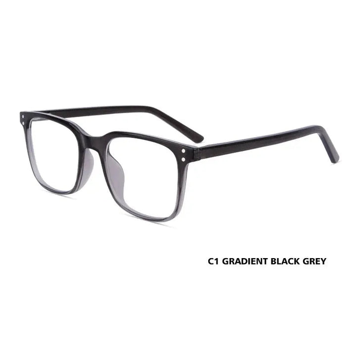 Kansept Unisex Full Rim Square Tr 90 Alloy Reading Glasses 25007