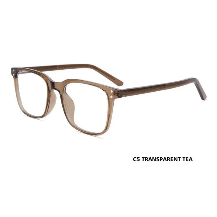 Kansept Unisex Full Rim Square Tr 90 Alloy Reading Glasses 25007