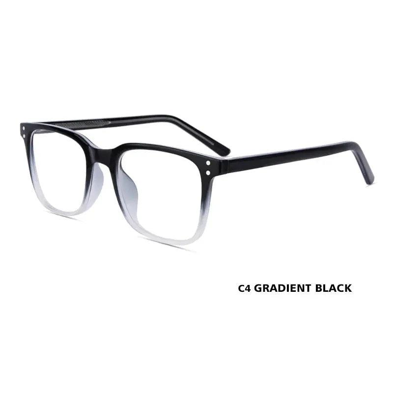 Kansept Unisex Full Rim Square Tr 90 Alloy Reading Glasses 25007