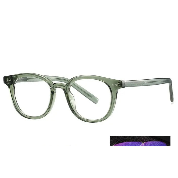 Kocolior Unisex Full Rim Oval Tr 90 Photochromic Reading Glasses 28005