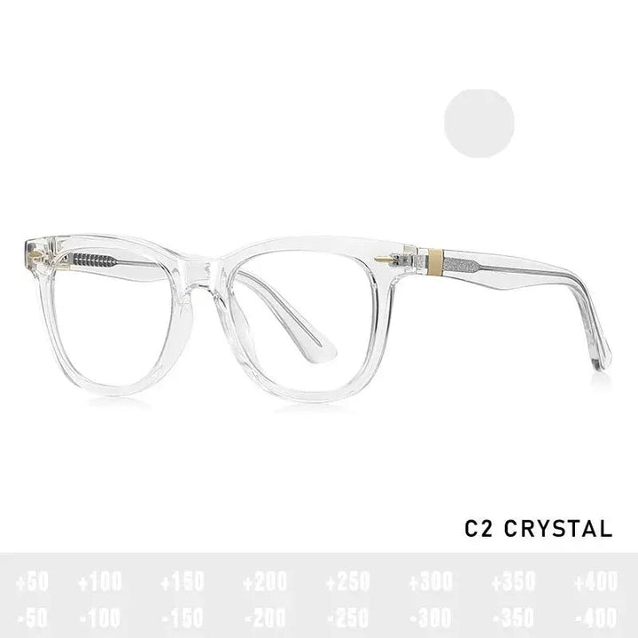 Kansept Unisex Full Rim Square Tr 90 Alloy Reading Glasses 442230