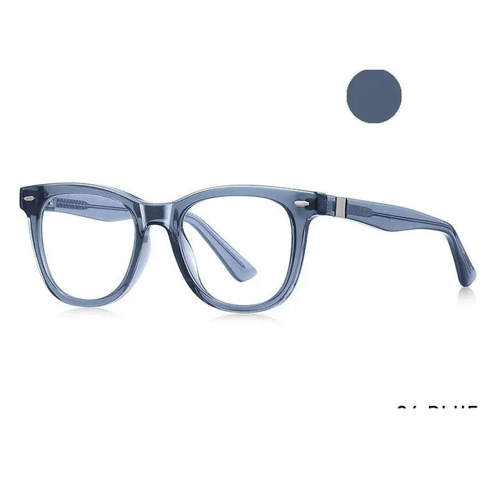 Kansept Unisex Full Rim Square Tr 90 Alloy Reading Glasses 442230