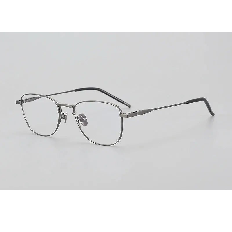 Chashma Unisex Full Rim Polygon Square Titanium Eyeglasses 887465