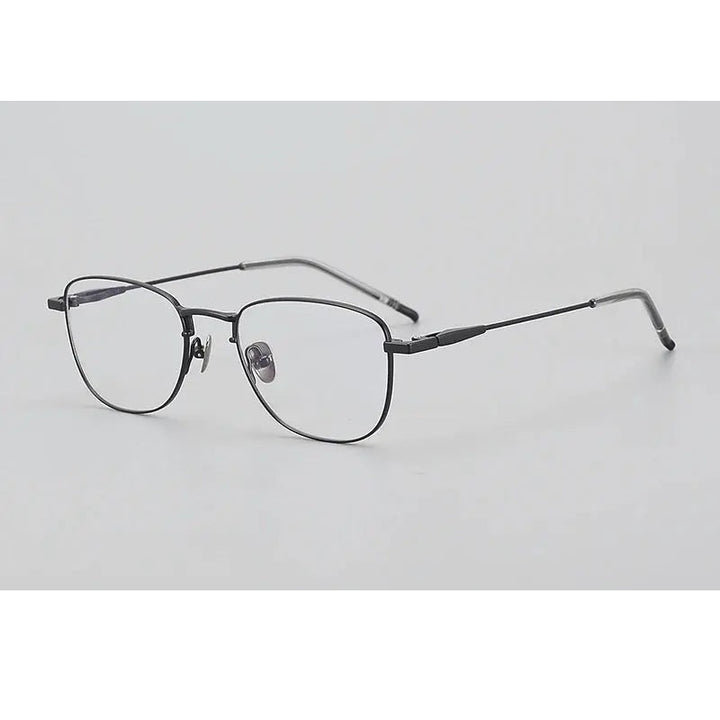 Chashma Unisex Full Rim Polygon Square Titanium Eyeglasses 887465