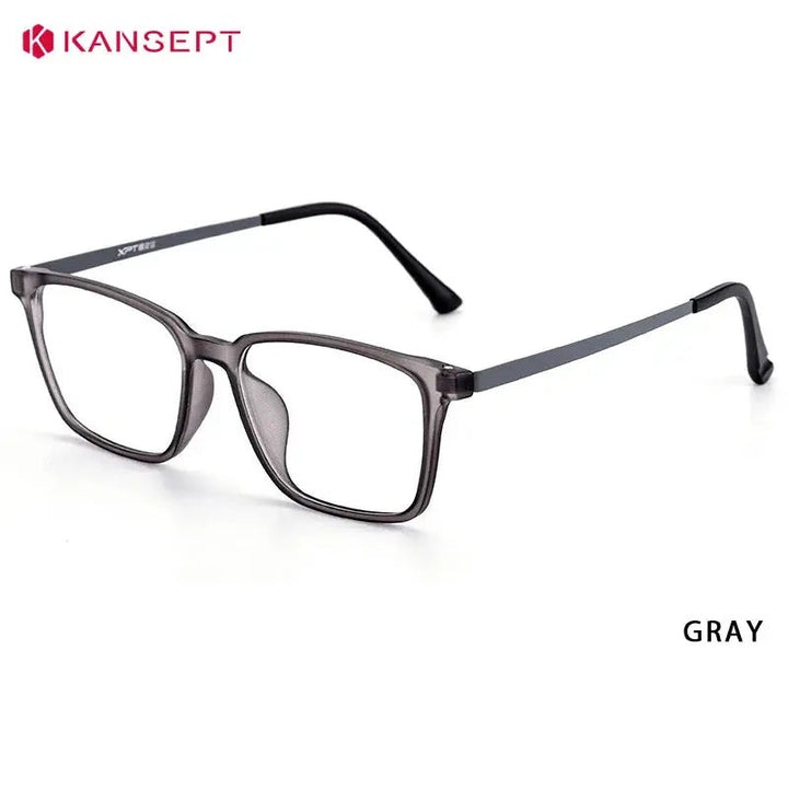 Kansept Unisex Full Rim Square Tr 90 Titanium Frames 982200