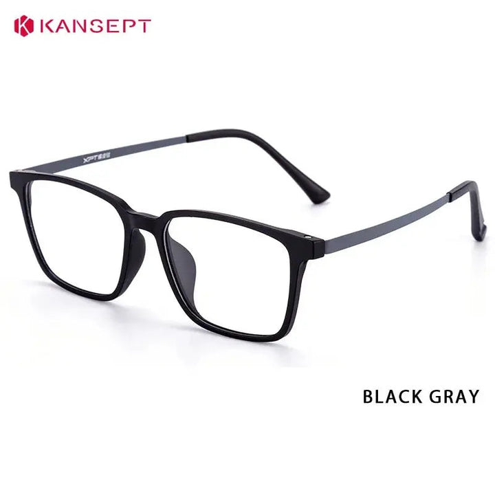 Kansept Unisex Full Rim Square Tr 90 Titanium Frames 982200