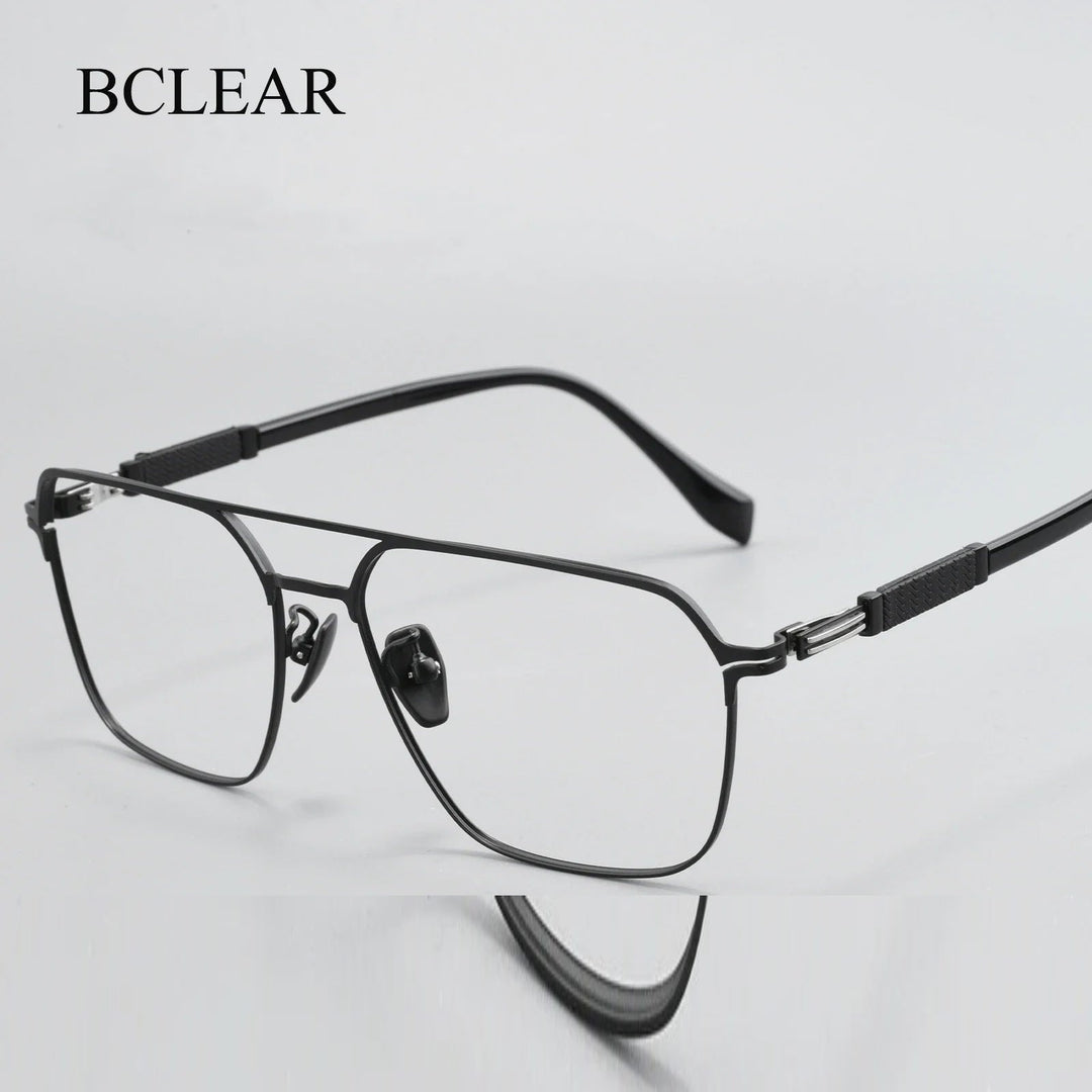 Bclear Men Full Rim Square Alloy Eyeglasses BSF-T1213X