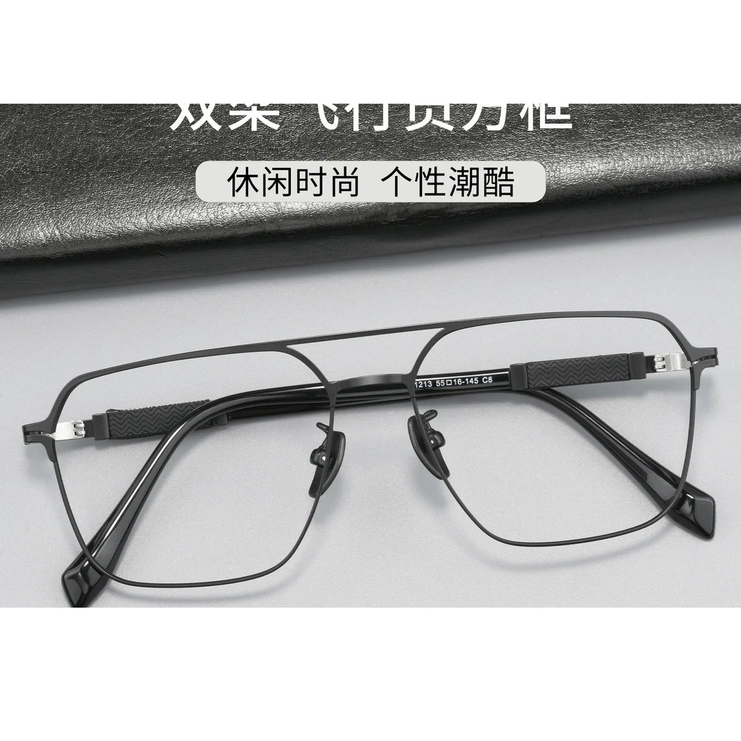 Bclear Men Full Rim Square Alloy Eyeglasses BSF-T1213X