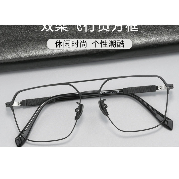 Bclear Men Full Rim Square Alloy Eyeglasses BSF-T1213X