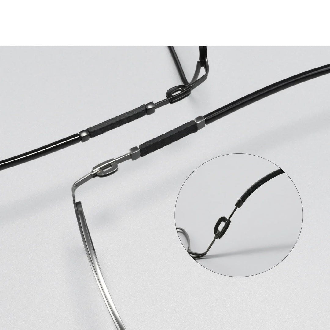 Bclear Men Full Rim Square Alloy Eyeglasses BSF-T1213X
