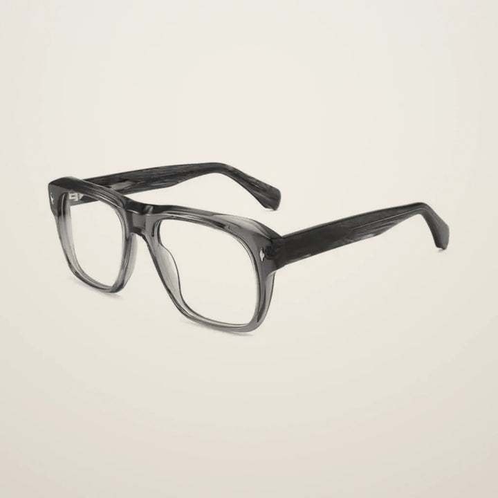 Gatenac Unisex Full Rim Square Acetate Reading Glasses 882225 - C5