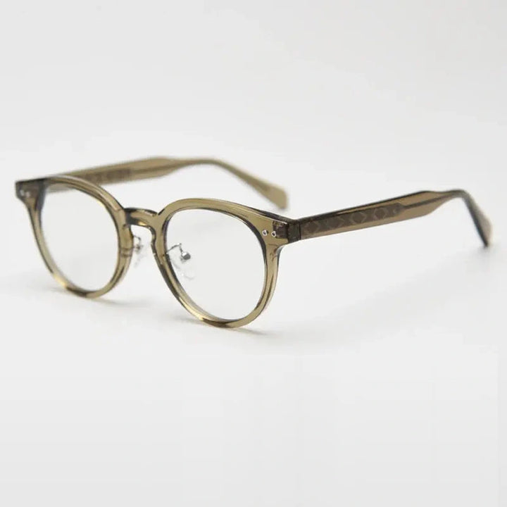 Gatenac Full Rim Square Tr 90 Titanium Photochromic Reading Glasses G83078 - C4 Photochromic