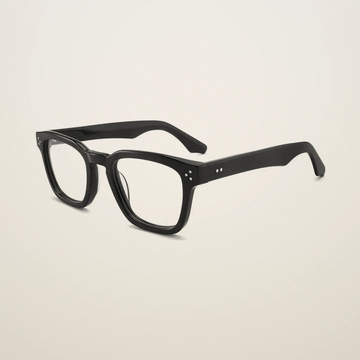 Gatenac Unisex Full Rim Square Acetate Reading Glasses G1159 - C1