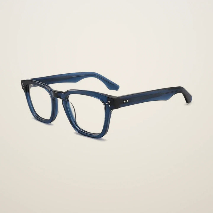 Gatenac Unisex Full Rim Square Acetate Reading Glasses G1159 - C5