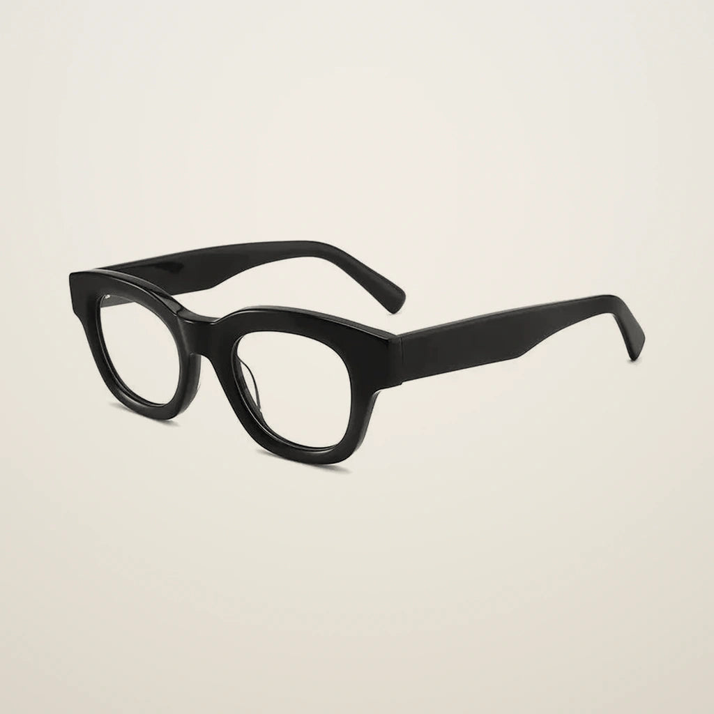 Gatenac Women's Full Rim Square Thick Acetate Reading Glasses G2400 - C1