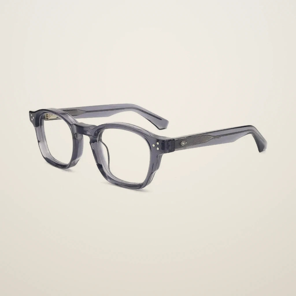 Gatenac Unisex Full Rim Oval Square Acetate Reading Glasses G66302 - C3