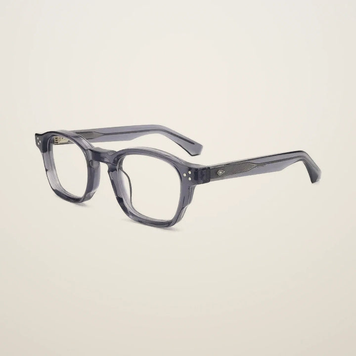 Gatenac Unisex Full Rim Oval Square Acetate Reading Glasses G66302 - C3