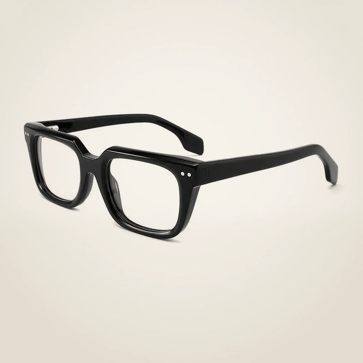 Gatenac Unisex Full Rim Square Acetate Reading Glasses G882211 - C2