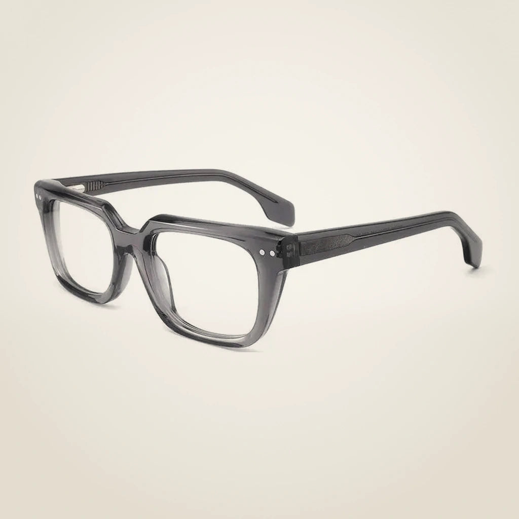 Gatenac Unisex Full Rim Square Acetate Reading Glasses G882211 - C3