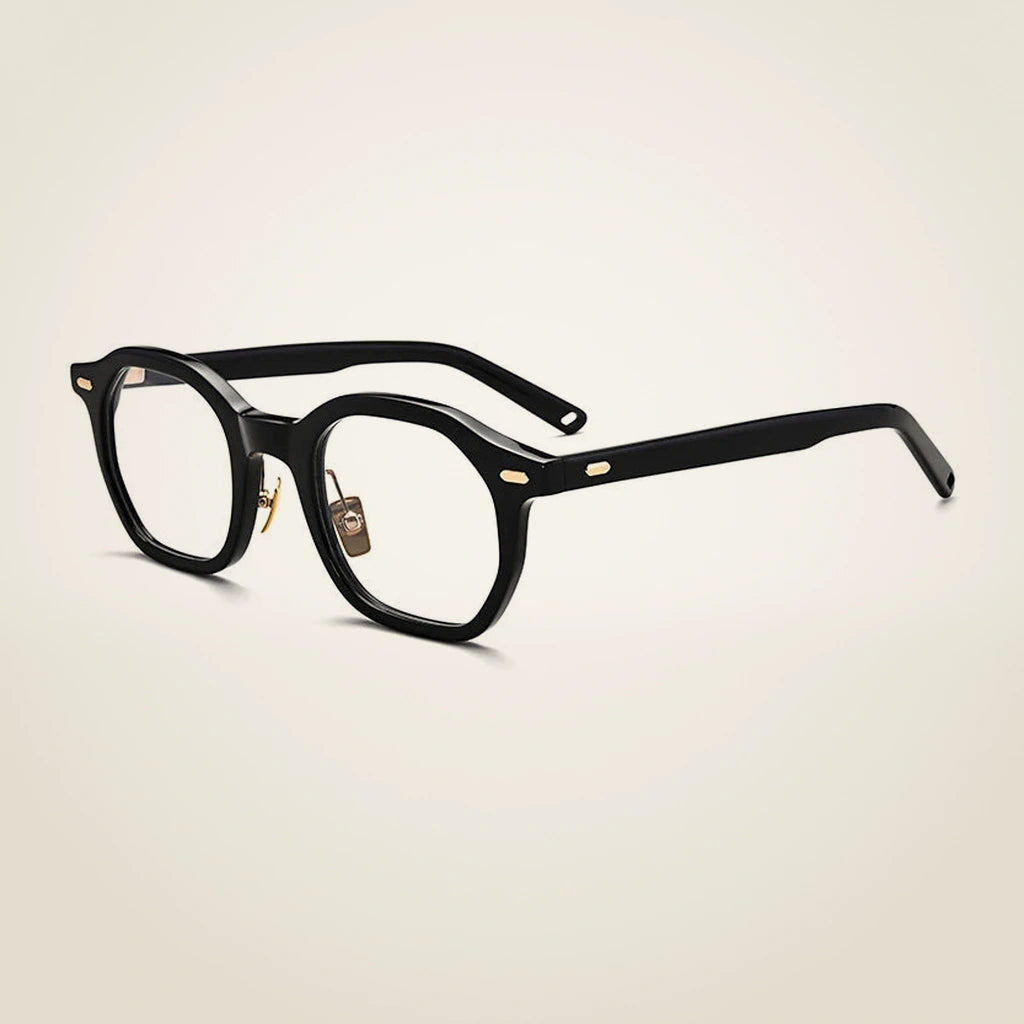 Gatenac Unisex Full Rim Square Acetate Frame Eyeglasses Gxj33 - 1