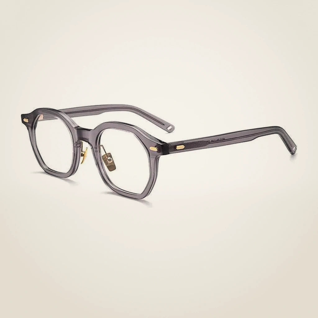 Gatenac Unisex Full Rim Square Acetate Frame Eyeglasses Gxj33 - 2