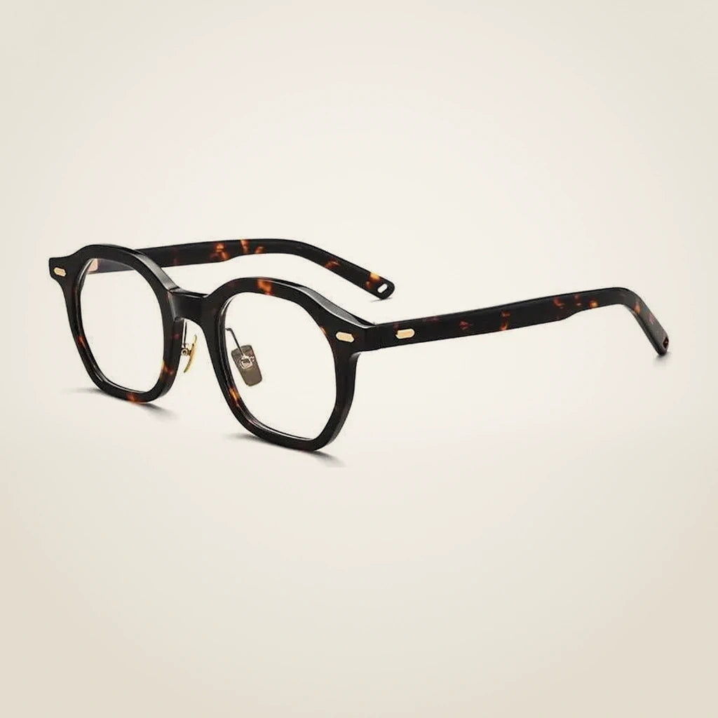 Gatenac Unisex Full Rim Square Acetate Frame Eyeglasses Gxj33 - 3