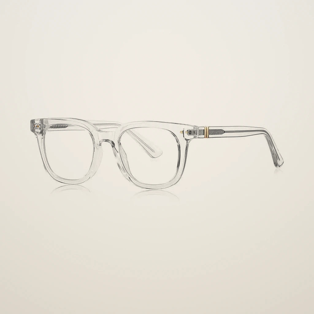 Gatenac Unisex Full Rim Square Tr 90 Titanium Reading Glasses Gxyj2229 - C2