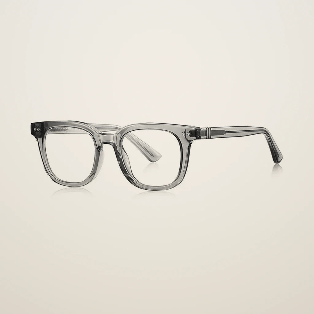 Gatenac Unisex Full Rim Square Tr 90 Titanium Reading Glasses Gxyj2229 - C3