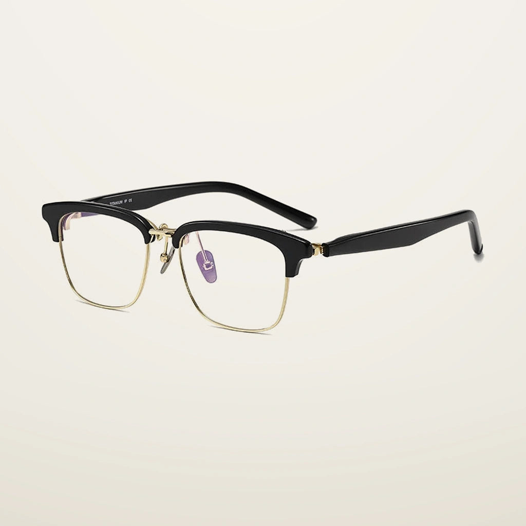 Gatenac Unisex Full Rim Flip Up Square Acetate Titanium Photochromic Reading Glasses 62796 - C1 Photochromic