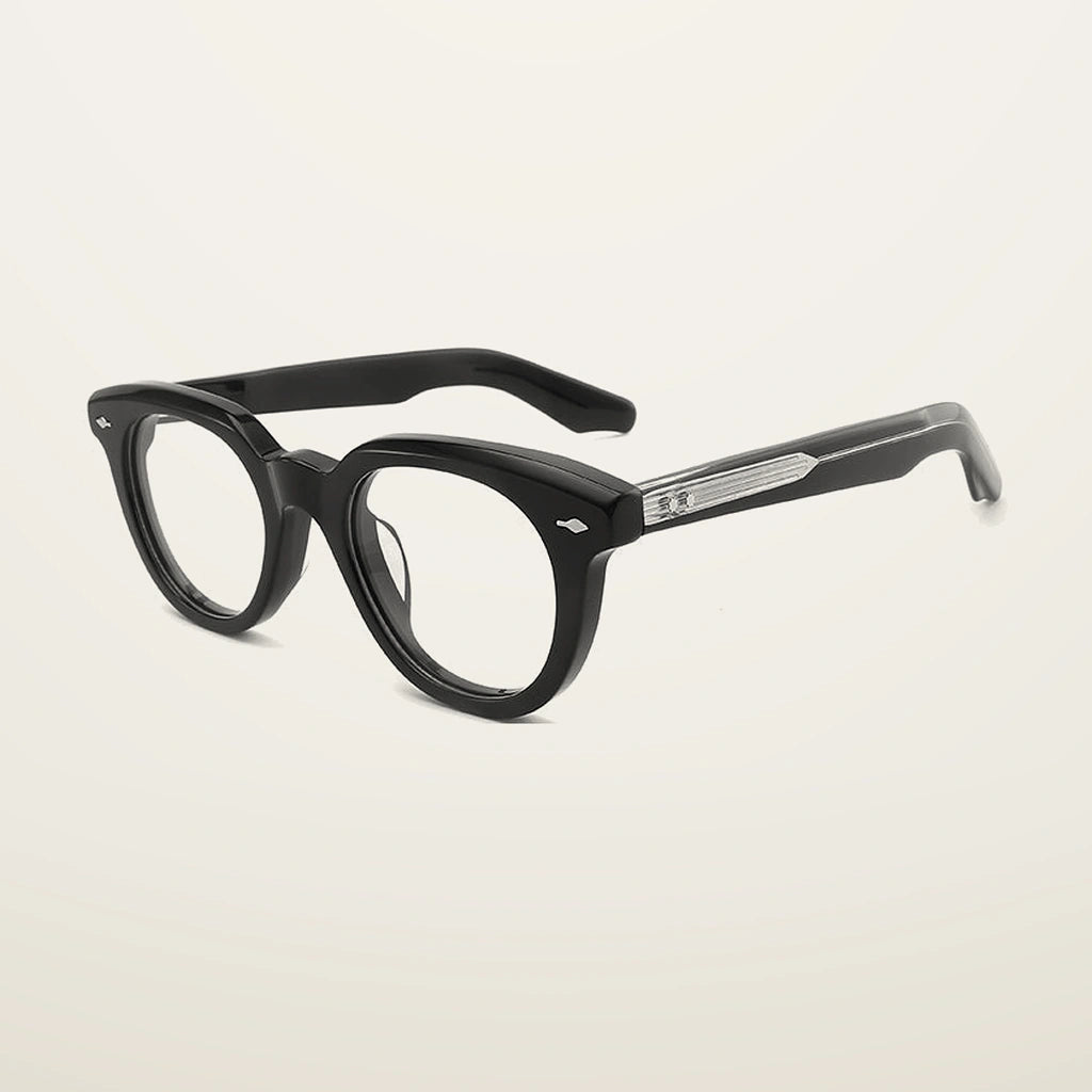 Gatenac Unisex Full Rim Oval Square Acetate Reading Glasses Gxyj91123 - C2