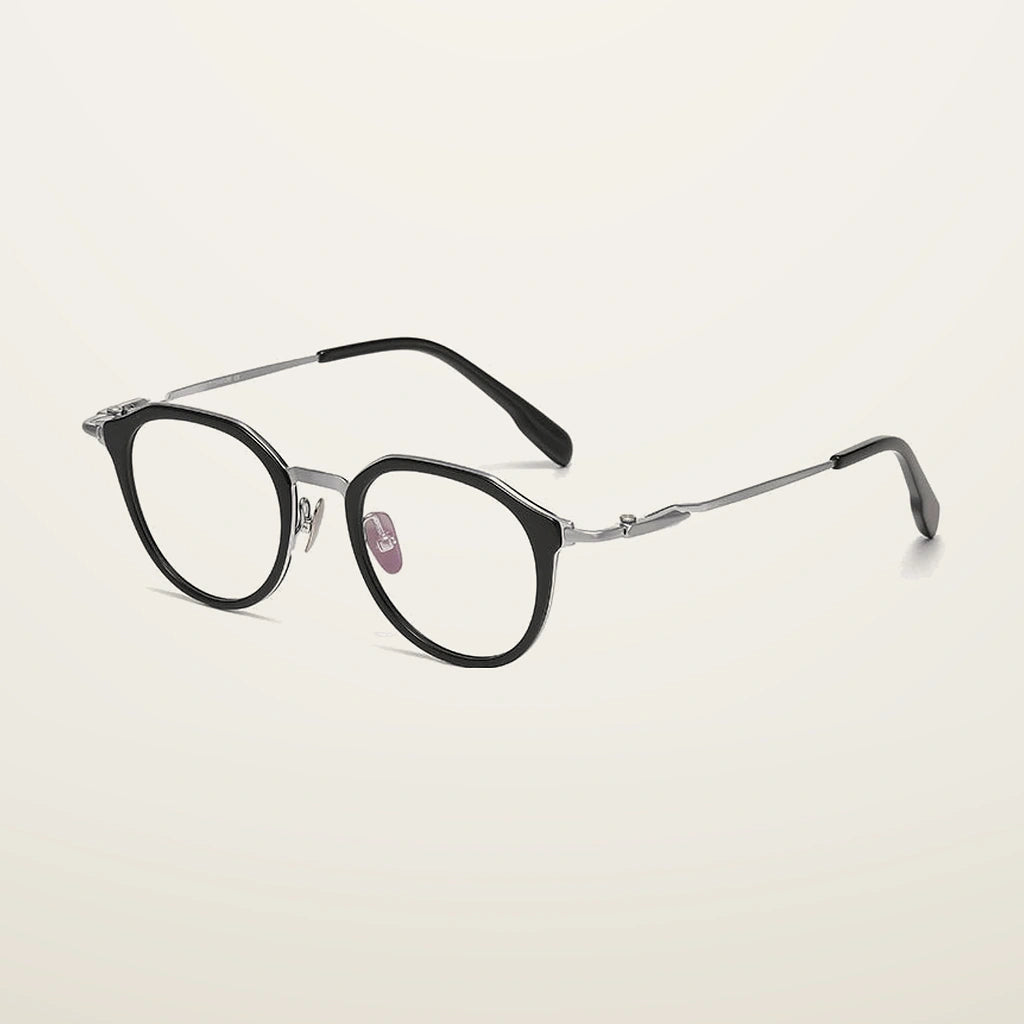 Gatenac Unisex Full Rim Oval Titanium Acetate Photochromic Reading Glasses 860058 - C1 Photochromic