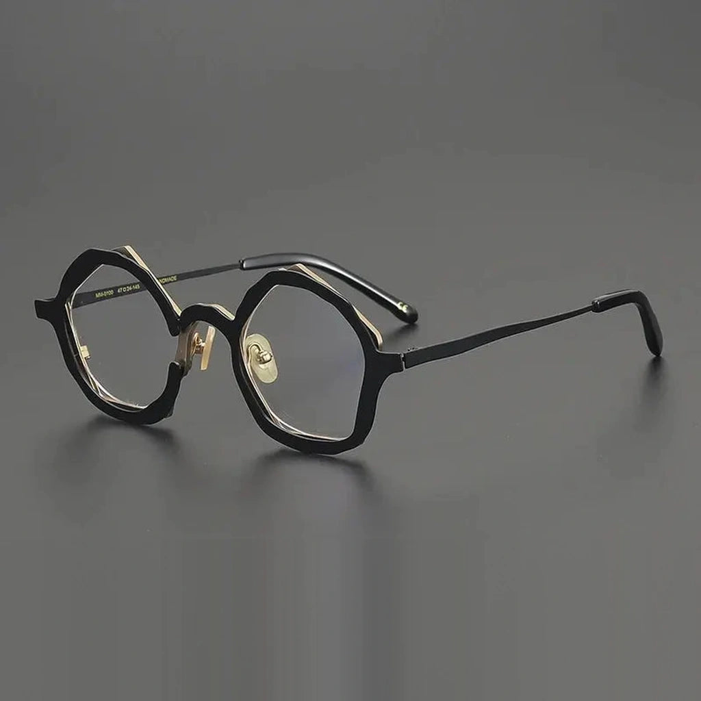 Gatenac Unisex Full Rim Oval Titanium Photochromic Reading Glasses 970100 - C2 Photochromic