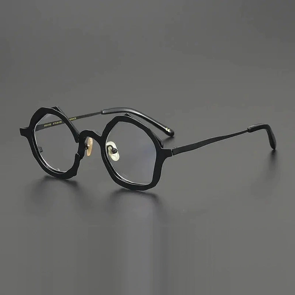 Gatenac Unisex Full Rim Oval Titanium Photochromic Reading Glasses 970100 - C3 Photochromic
