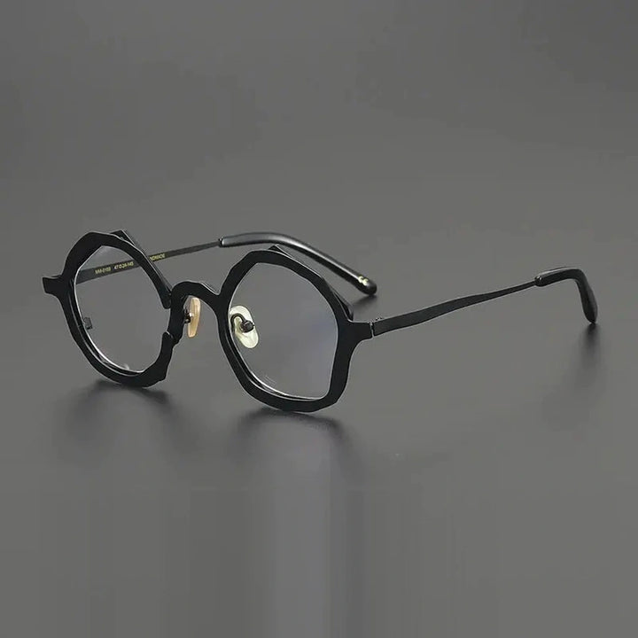 Gatenac Unisex Full Rim Oval Titanium Photochromic Reading Glasses 970100 - C3 Photochromic