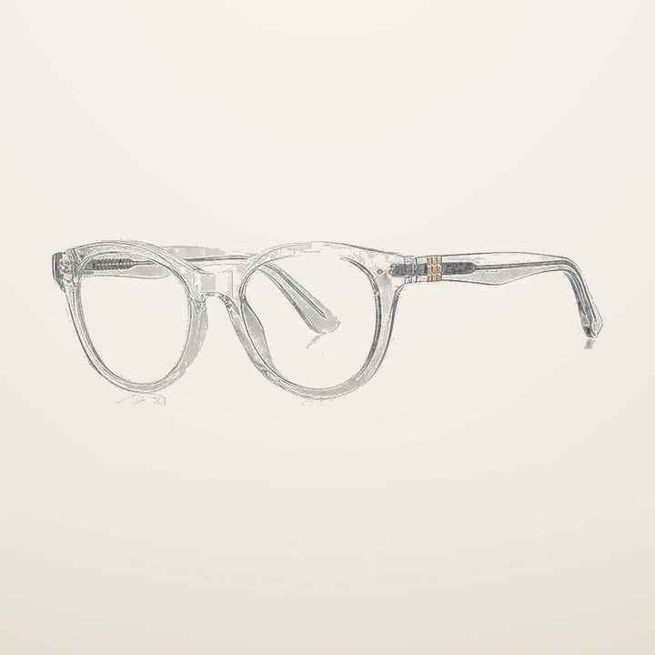 Gatenac Unisex Full Rim Oval Tr 90 Titanium Reading Glasses Gxyj2231 - C2