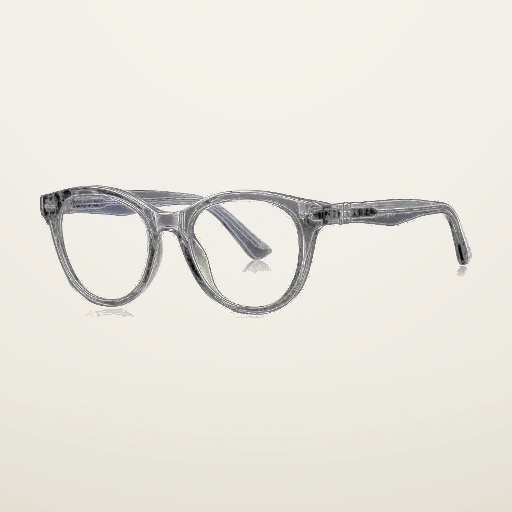 Gatenac Unisex Full Rim Oval Tr 90 Titanium Reading Glasses Gxyj2231 - C3
