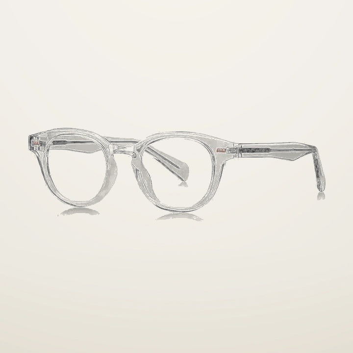 Gatenac Unisex Full Rim Oval Tr 90 Titanium Reading Glasses Gxyj9016 - C2