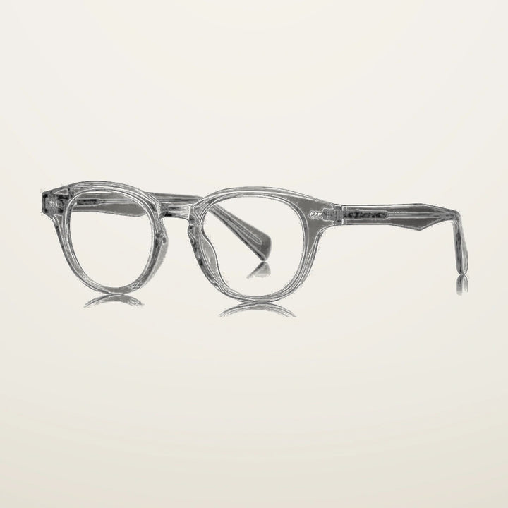 Gatenac Unisex Full Rim Oval Tr 90 Titanium Reading Glasses Gxyj9016 - C4