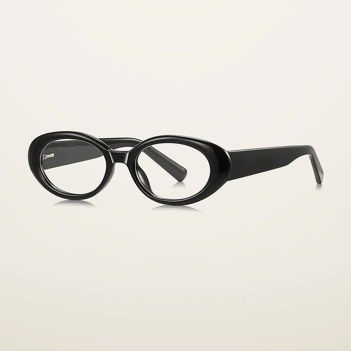 Gatenac Unisex Full Rim Oval Tr 90 Titanium Reading Glasses Gxyj9033 - C1