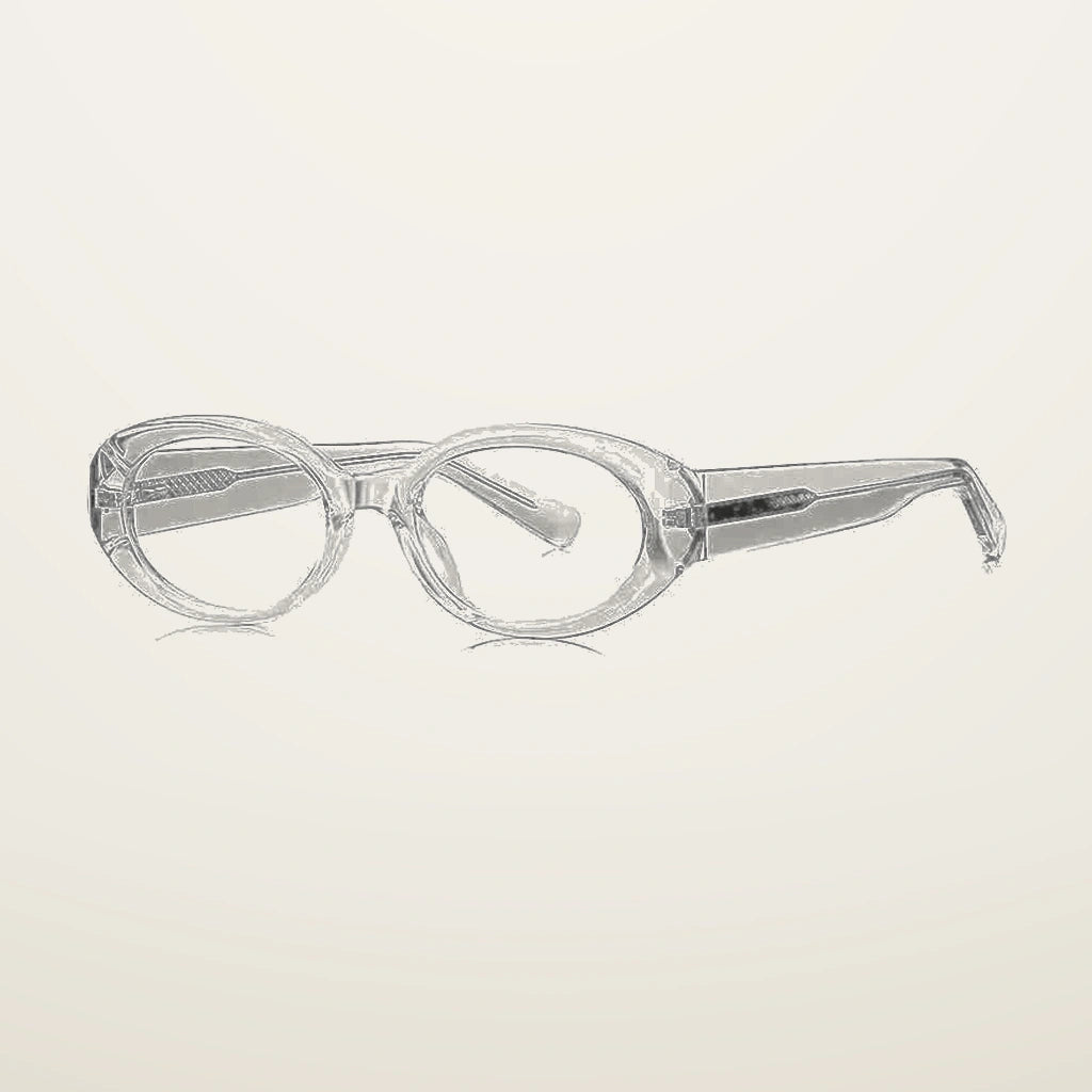 Gatenac Unisex Full Rim Oval Tr 90 Titanium Reading Glasses Gxyj9033 - C2