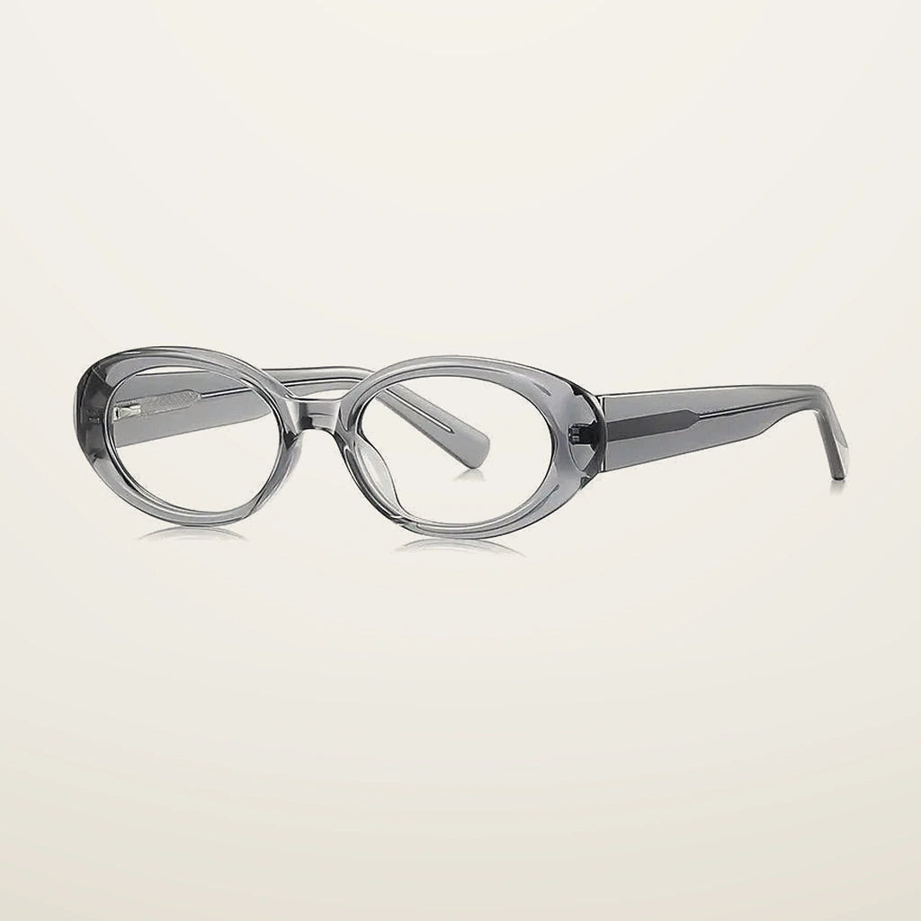 Gatenac Unisex Full Rim Oval Tr 90 Titanium Reading Glasses Gxyj9033 - C4