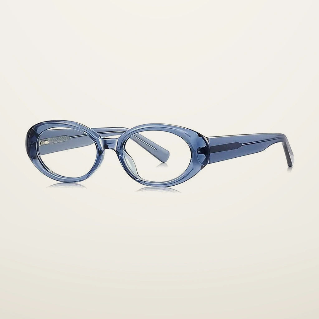 Gatenac Unisex Full Rim Oval Tr 90 Titanium Reading Glasses Gxyj9033 - C5