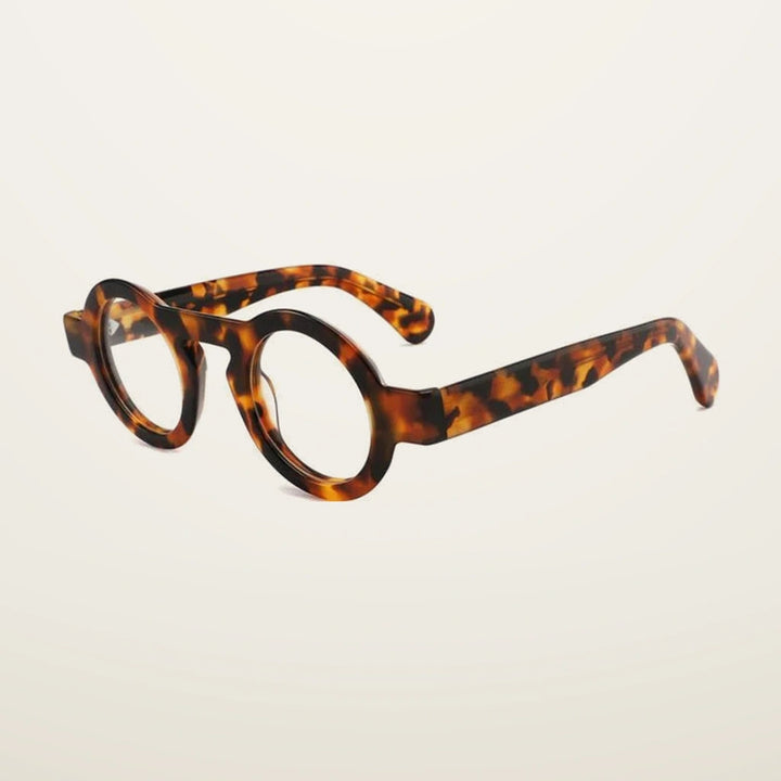 Gatenac Unisex Full Rim Round Acetate Photochromic Reading Glasses 842218 - C2 Photochromic