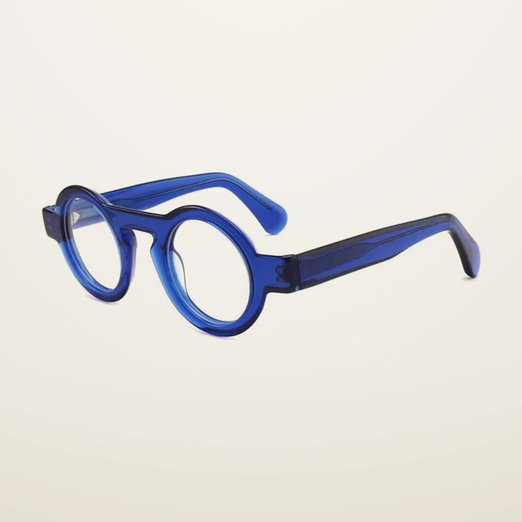 Gatenac Unisex Full Rim Round Acetate Photochromic Reading Glasses 842218 - C5 Photochromic