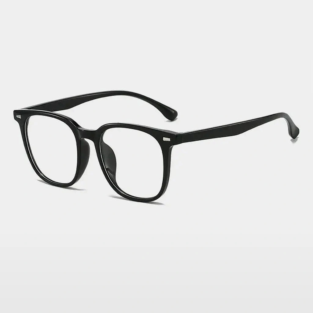 Gatenac Unisex Full Rim Square Tr 90 Titanium Photochromic Reading Glasses G61351 - C1 Photochromic