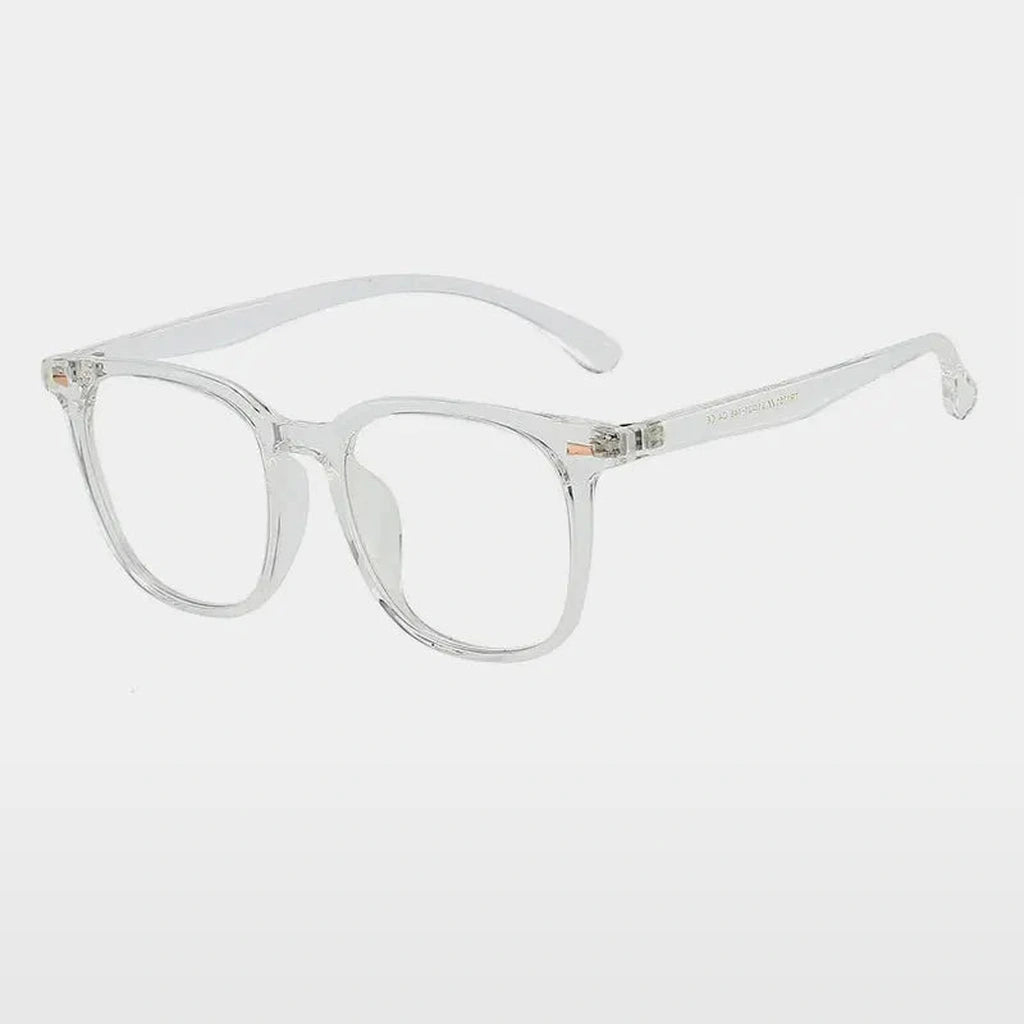 Gatenac Unisex Full Rim Square Tr 90 Titanium Photochromic Reading Glasses G61351 - C3 Photochromic