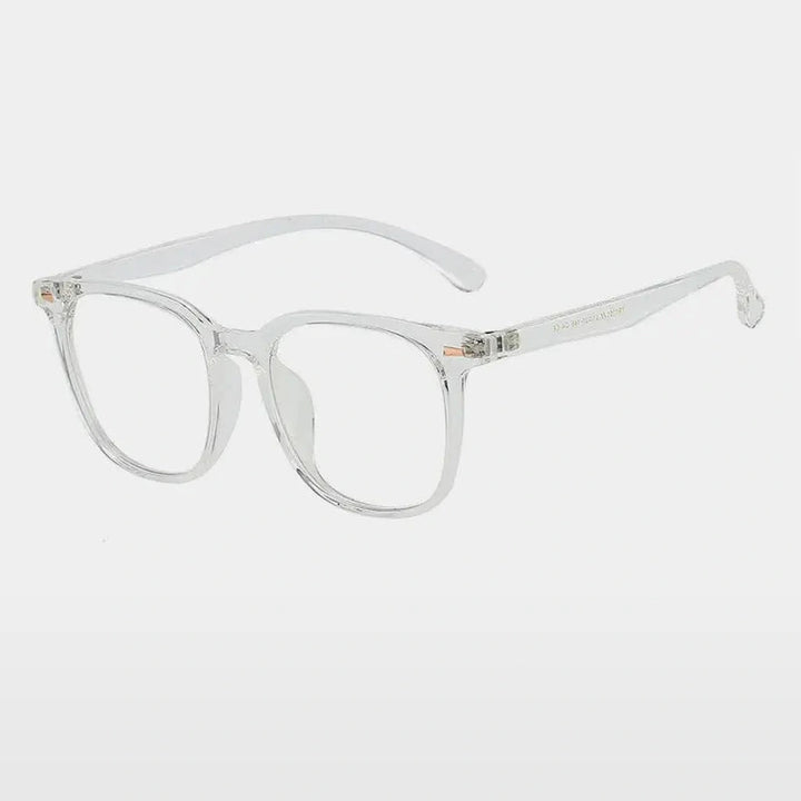 Gatenac Unisex Full Rim Square Tr 90 Titanium Photochromic Reading Glasses G61351 - C3 Photochromic