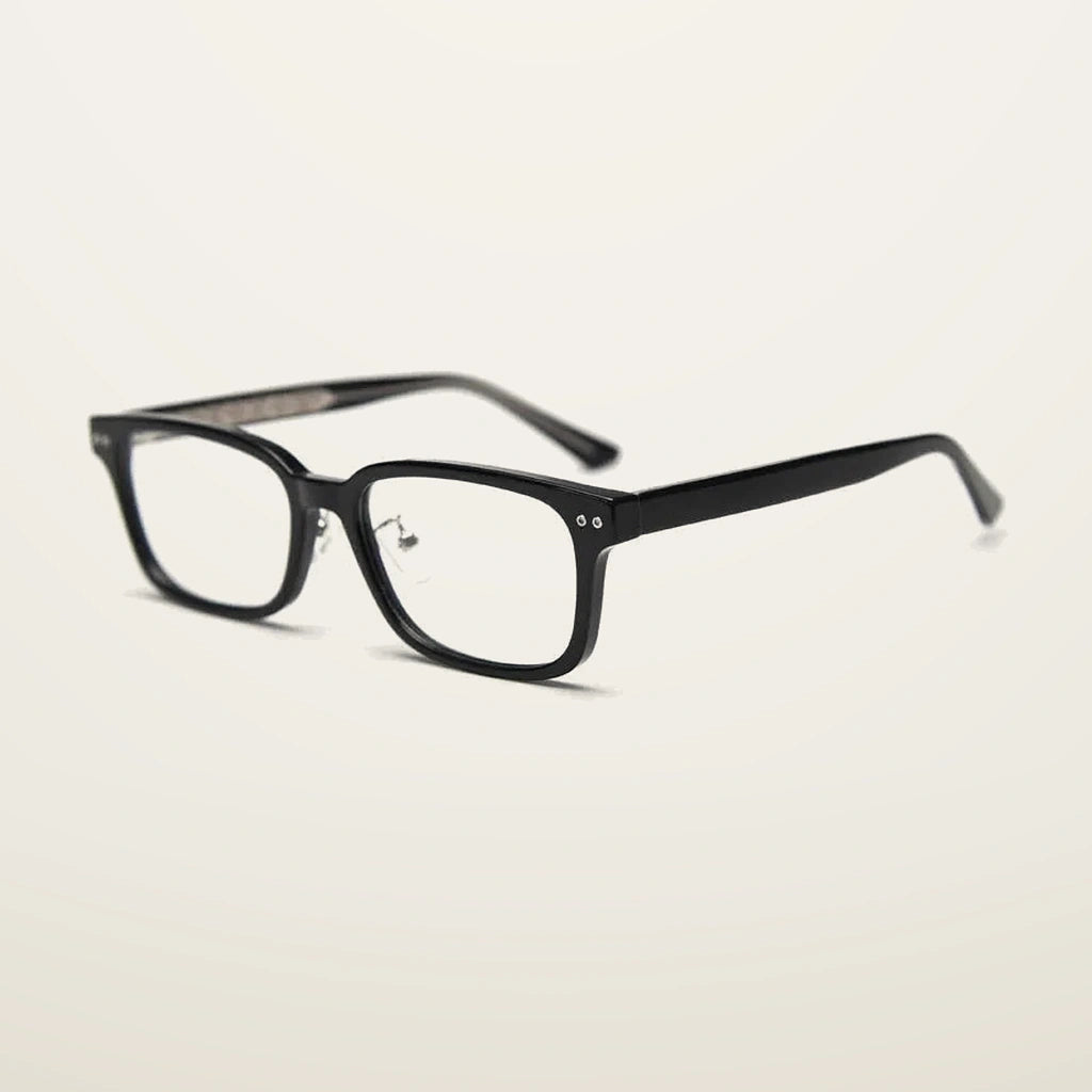 Gatenac Unisex Full Rim Square Tr 90 Titanium Photochromic Reading Glasses G83077 - C1 Photochromic