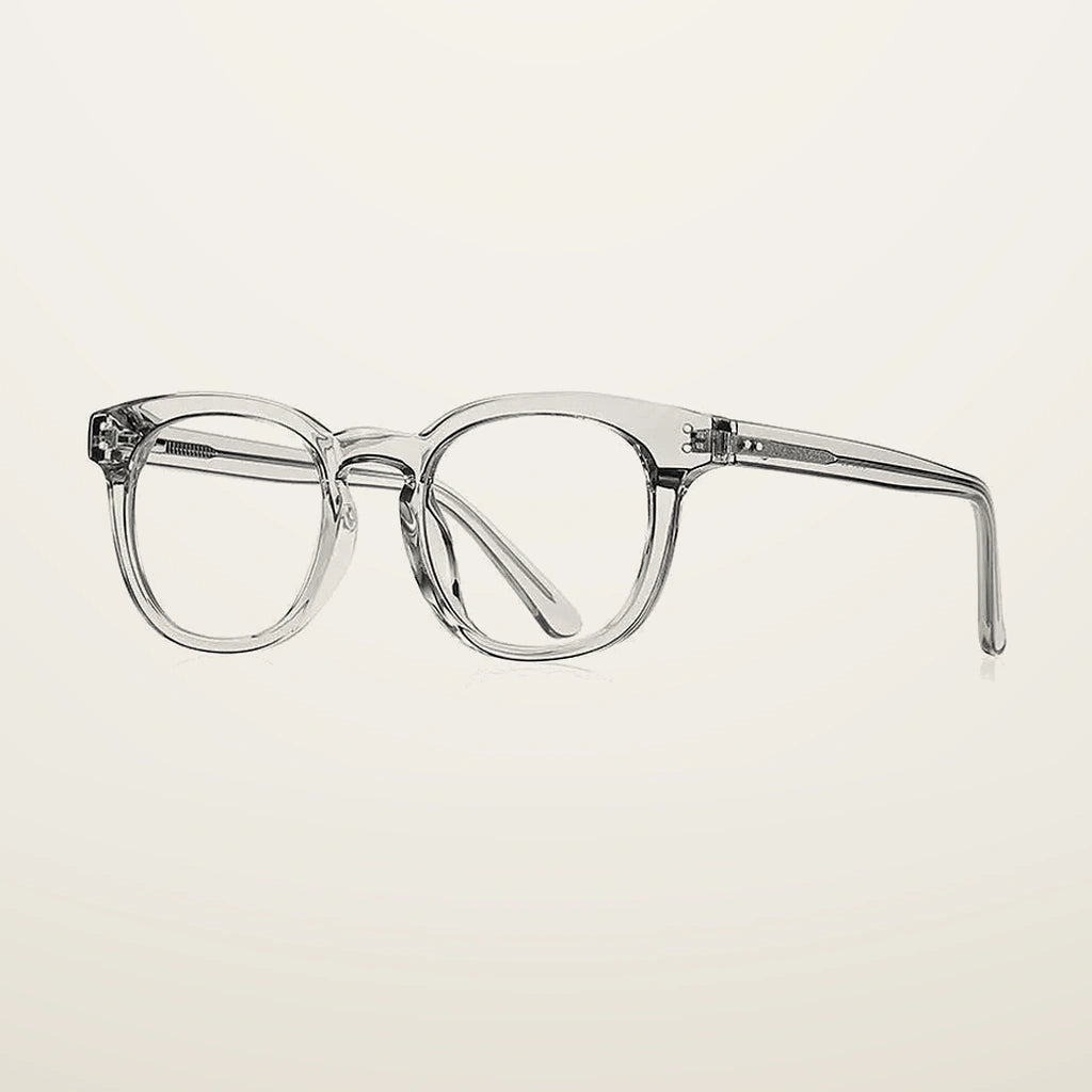 Gatenac Unisex Full Rim Square Tr 90 Titanium Reading Glasses Gxyj2125 - C2