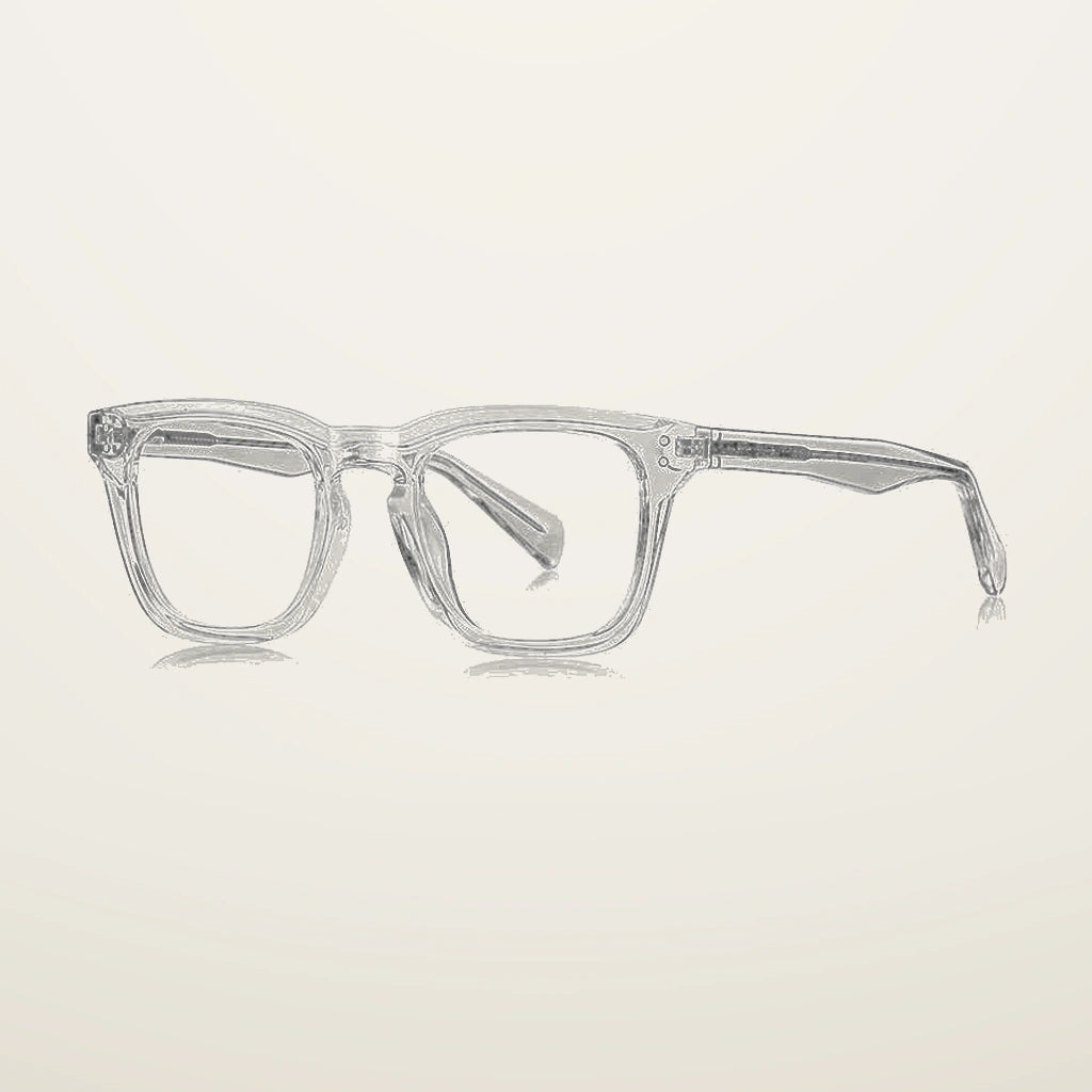 Gatenac Unisex Full Rim Square Tr 90 Titanium Reading Glasses Gxyj9022 - C2